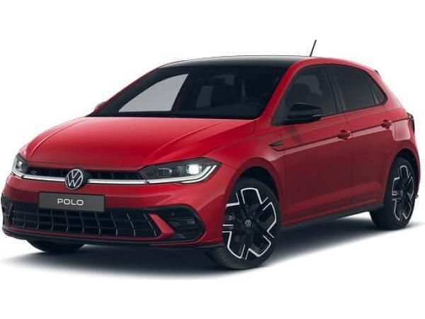 Rot (kings red metallic / schwarz) Neu 2025 VW Polo R-line Kleinwagen | 32.930 € - Bild 1/4