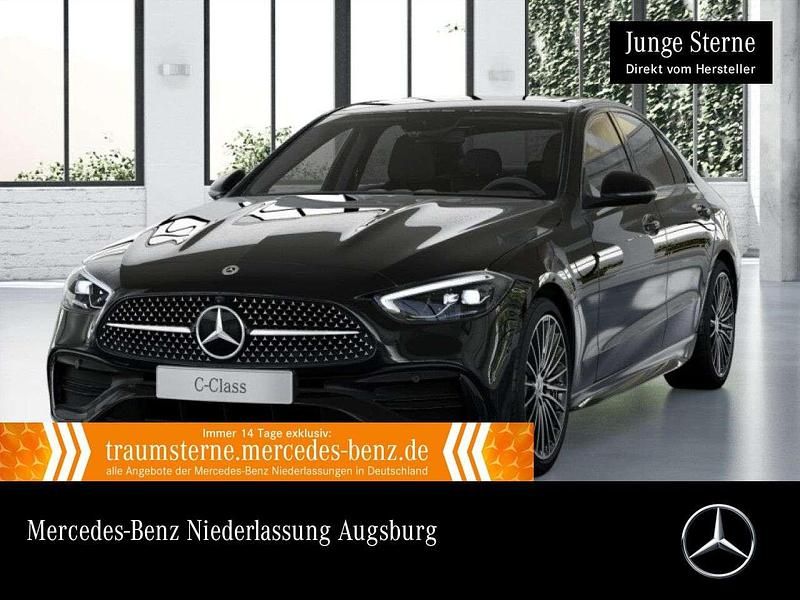 Schwarz Gebraucht 2022 Mercedes C180 AMG Limousine | 35.890 € (Teuer) - Bild 1/2