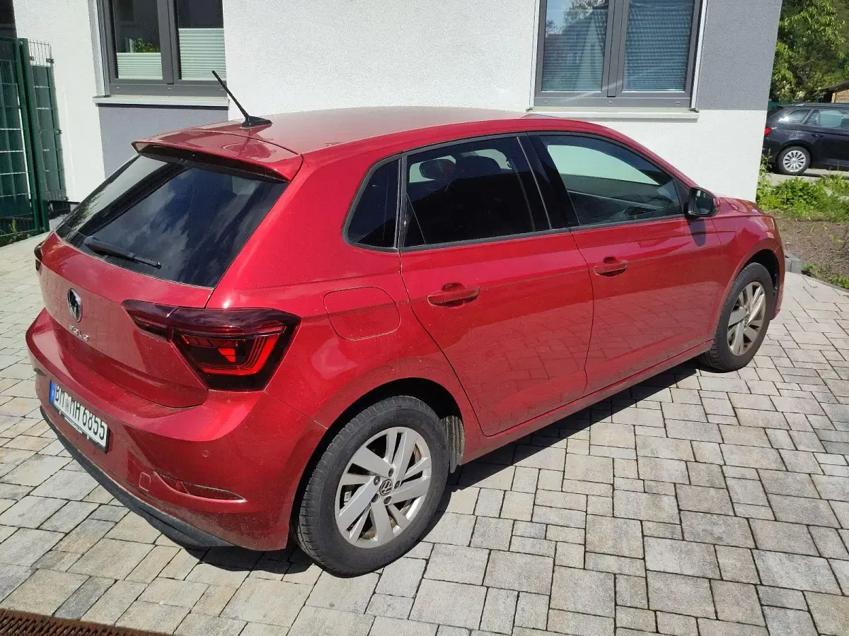 Gebraucht VW Polo Style 110 PS (80 kW) 2022 Rot Kleinwagen