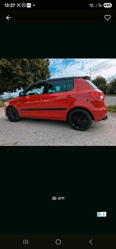 Gebraucht Skoda Fabia RS 180 PS (132 kW) 2014 Rot Kleinwagen