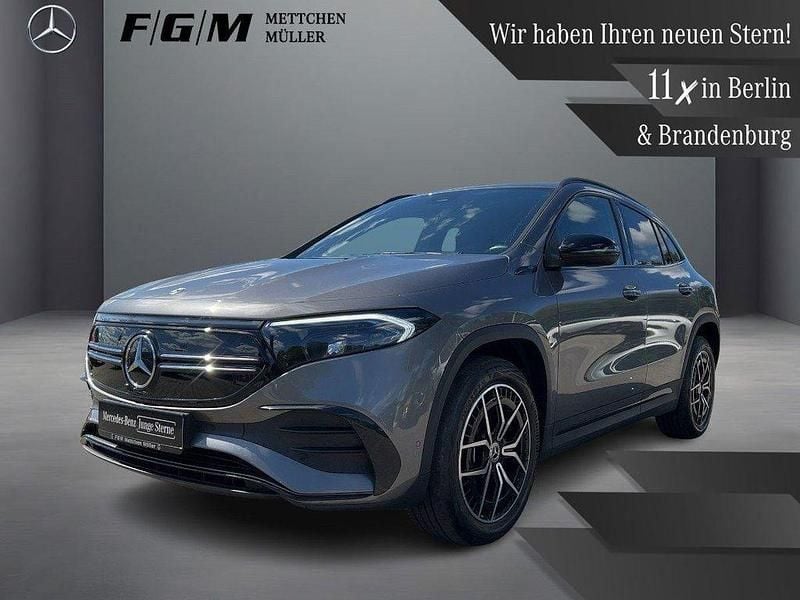 Mountaingrau metallic Gebraucht 2021 Mercedes EQA250 AMG line SUV | 28.240 € (Guter Preis) - Bild 1/4
