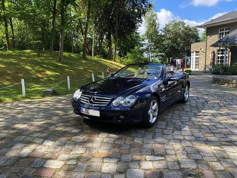 Gebraucht Mercedes SL350 245 PS (180 kW) 2004 Blau Cabrio