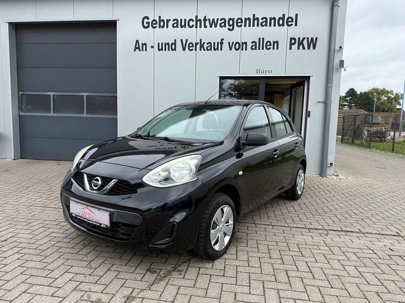 Schwarz Gebraucht 2014 Nissan Micra Visia Limousine | 6.900 € (Teuer) - Bild 1/4