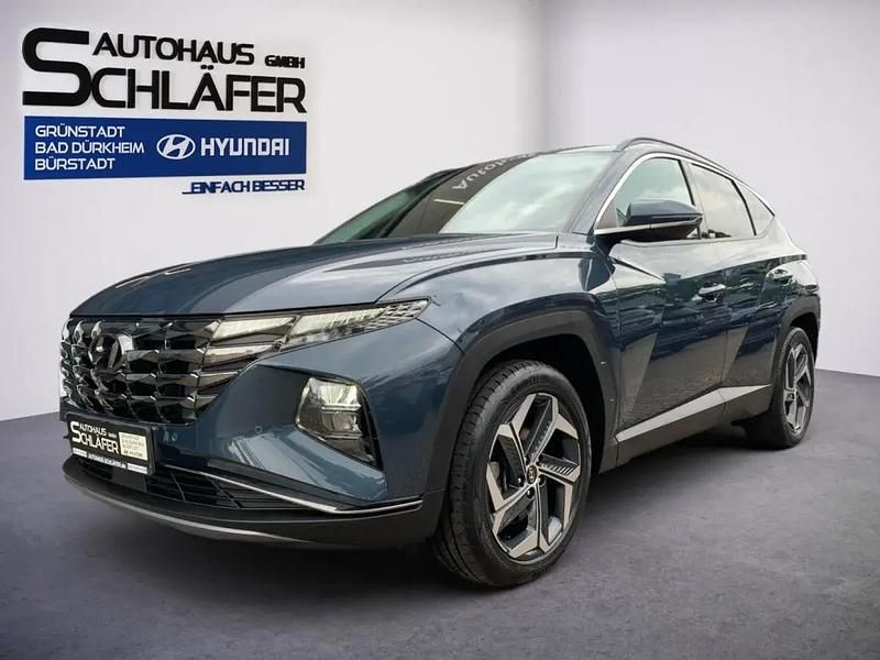 Teal blue / met Gebraucht 2021 Hyundai Tucson Trend SUV | 26.480 € (Fairer Preis) - Bild 1/1