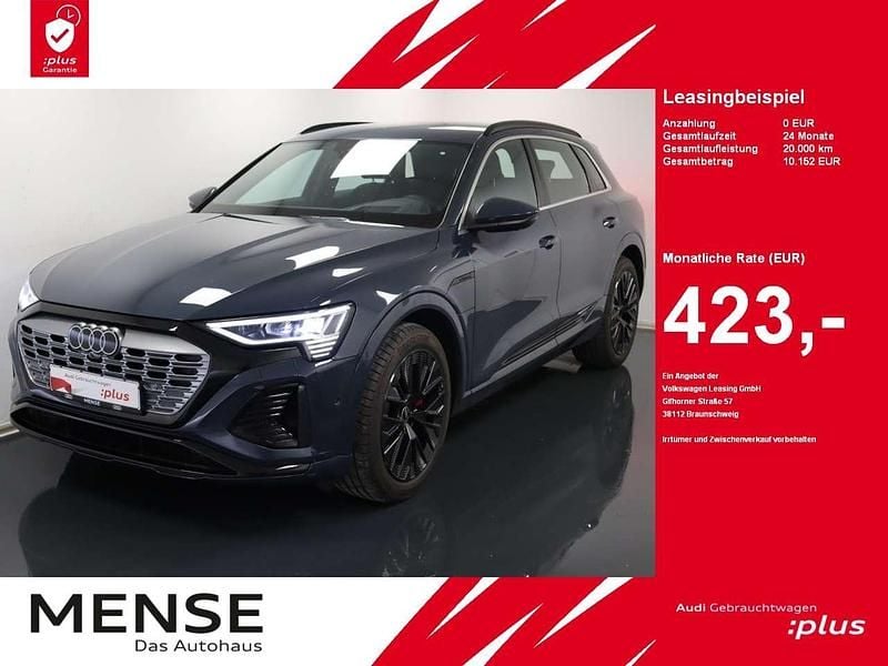 Plasmablau Gebraucht 2024 Audi Q8 e-tron S-Line SUV | 60.885 € (Superpreis) - Bild 1/4