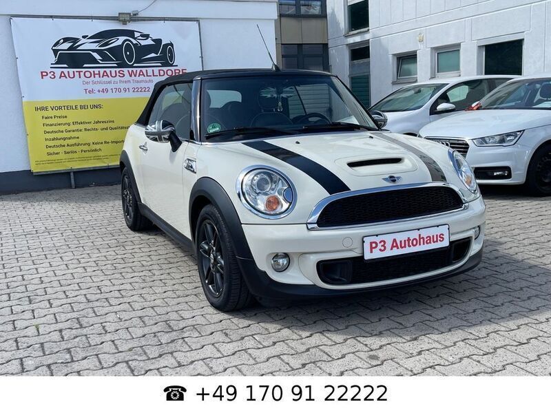 Weiß Gebraucht 2012 Mini Cooper S Cabriolet Cabrio | 12.990 € (Fairer Preis) - Bild 1/4