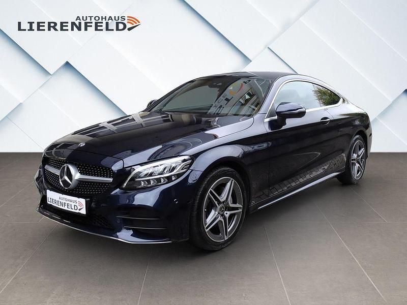 Cavansitblau lack Gebraucht 2020 Mercedes C180 AMG line Coupé | 28.490 € (Superpreis) - Bild 1/4
