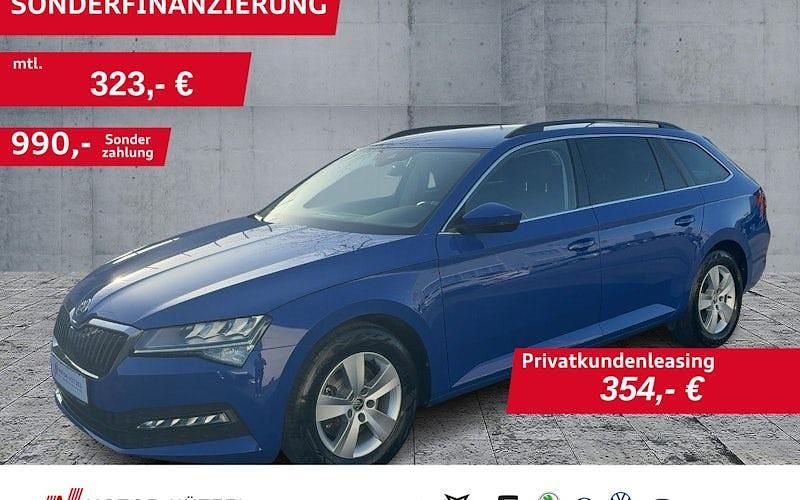 Gebraucht Skoda Superb Ambition 150 PS (110 kW) 2023 Blau Kombi