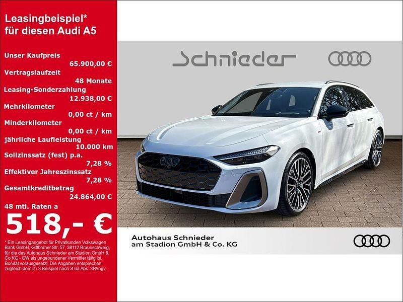 Gletscherweiß metallic Gebraucht 2025 Audi A5 Ambiente Coupé | 65.900 € (Teuer) - Bild 1/4
