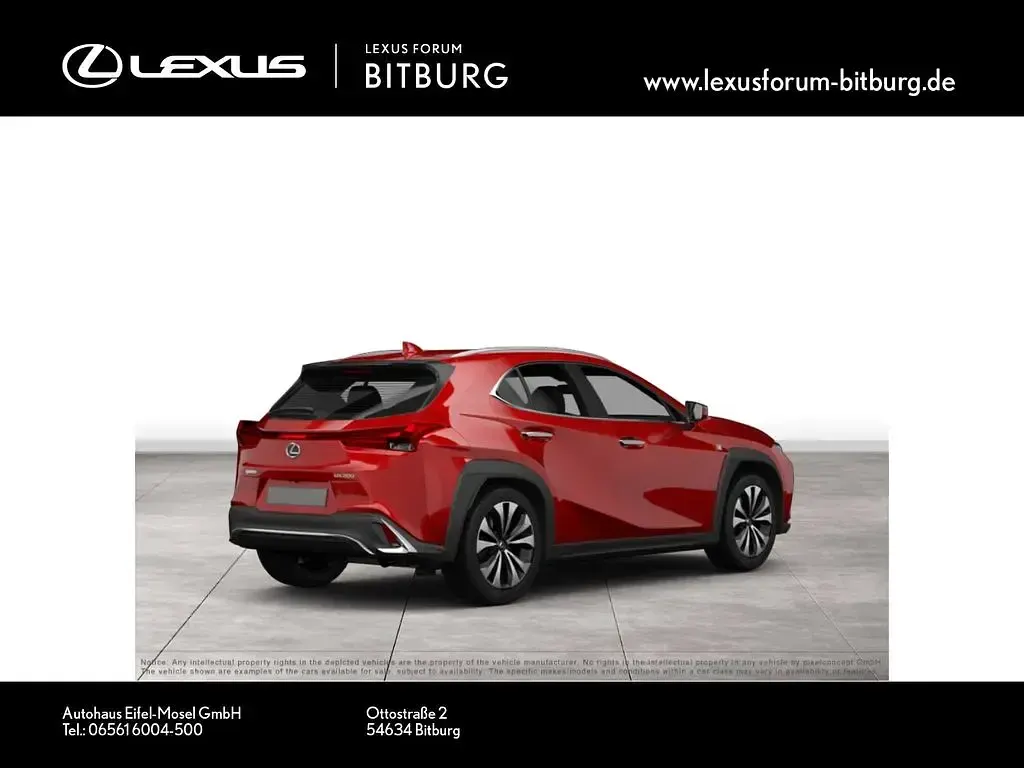 Gebraucht Lexus UX 250h 184 PS (135 kW) 2022 Solid red (metallic) SUV
