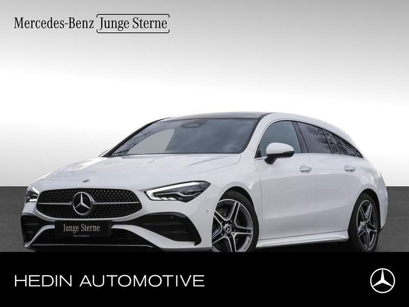 Unilack polarweiß Gebraucht 2024 Mercedes CLA250 Shooting Brake AMG Kombi | 38.890 € - Bild 1/4