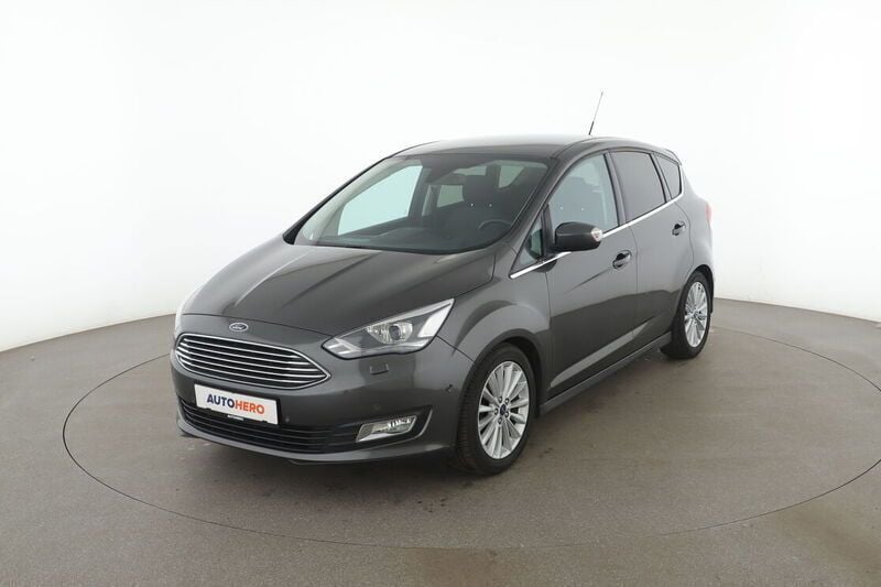 Grau Gebraucht 2017 Ford C-MAX Titanium Van / Kleinbus | 12.580 € (Fairer Preis) - Bild 1/4