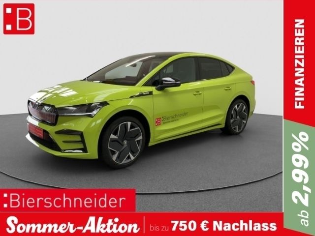 Gruen Gebraucht 2024 Skoda Enyaq iV RS SUV | 49.750 € (Superpreis) - Bild 1/4