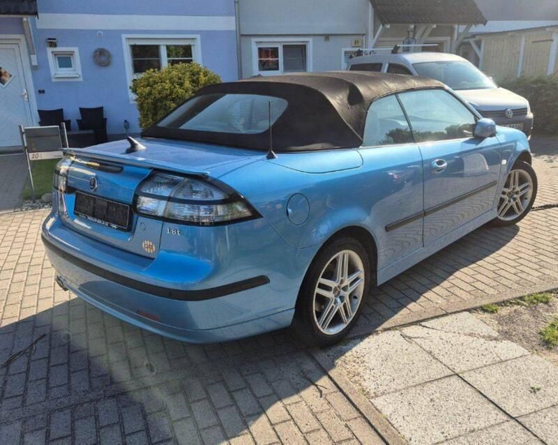 Blau Gebraucht 2007 Saab 9-3 Cabriolet Anniversary Cabrio | 4.900 € - Bild 1/4