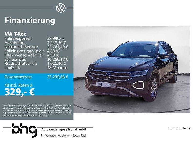 Deep black perleffekt Gebraucht 2023 VW T-Roc Move SUV | 28.990 € (Fairer Preis) - Bild 1/4