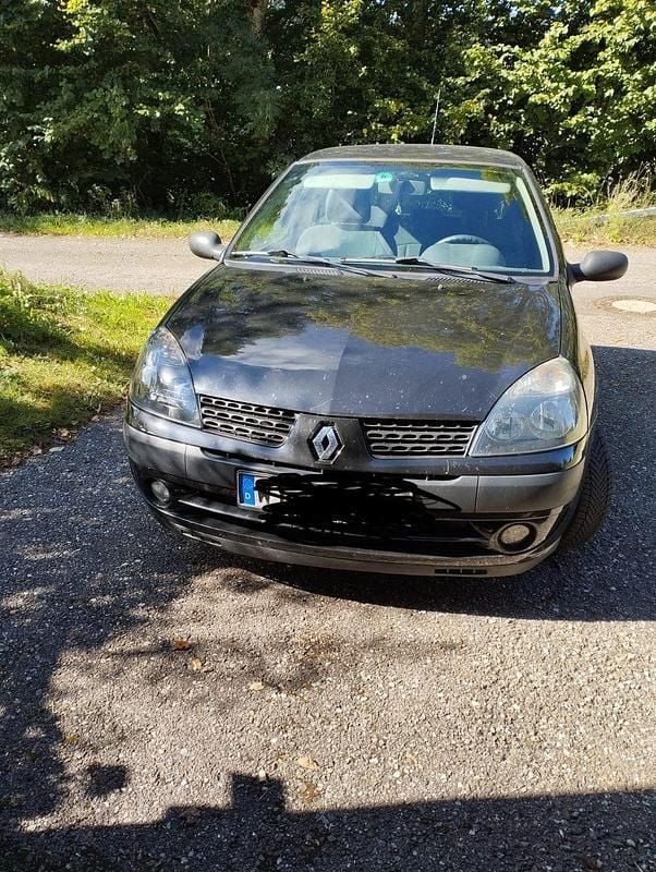 Schwarz Gebraucht 2003 Renault Clio II Authentique Limousine | 1.600 € (Fairer Preis) - Bild 1/4