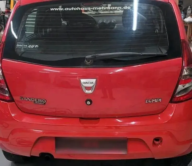 Gebraucht Dacia Sandero 75 PS (55 kW) 2009 Rot Kleinwagen
