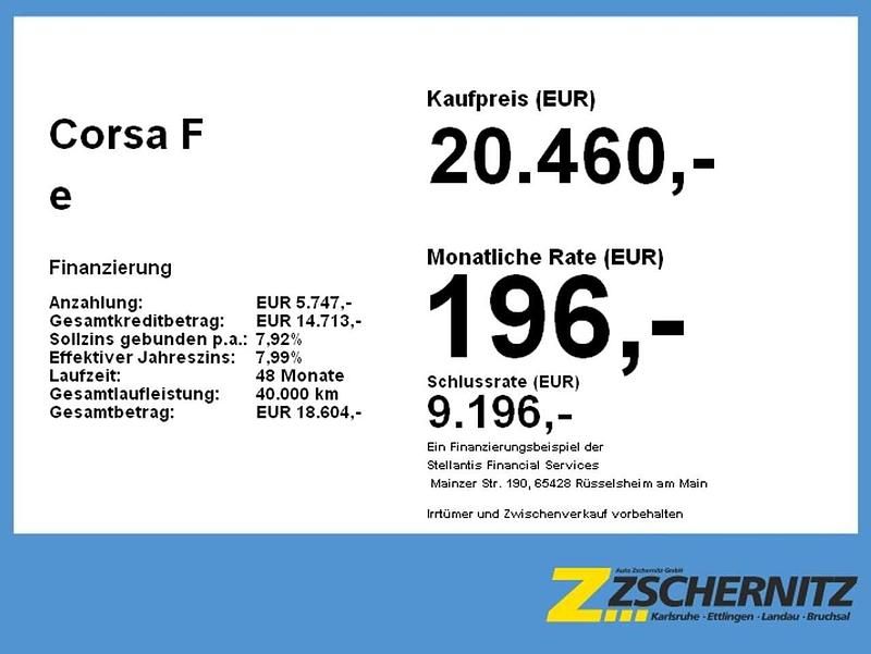 Gebraucht Opel Corsa-e 100 kW (136 PS) 2023 Lackierung schwarz perla nera/ Kleinwagen