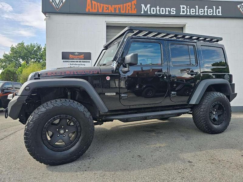 Schwarz Gebraucht 2018 Jeep Wrangler Unlimited Rubicon SUV | 45.900 € (Teuer) - Bild 1/4