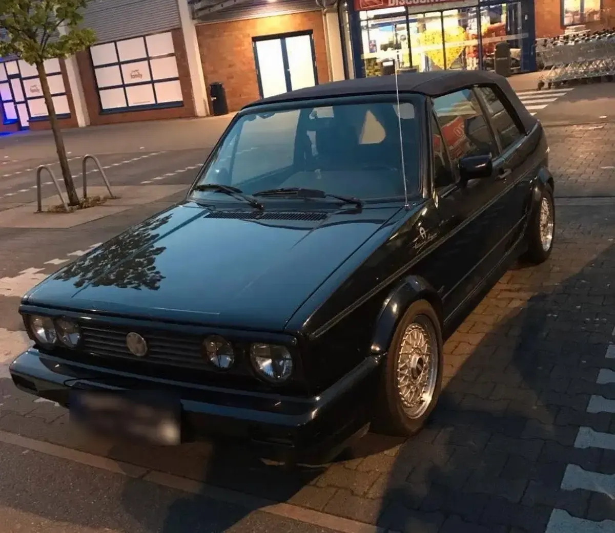 Gebraucht VW Golf Cabriolet 98 PS (72 kW) 1990 Blau Cabrio