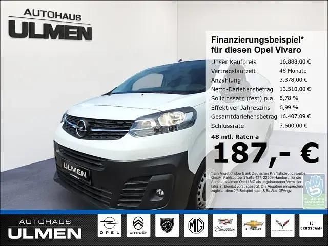 Weiss Gebraucht 2020 Opel Vivaro Edition Van | 16.888 € (Etwas zu teuer) - Bild 1/4