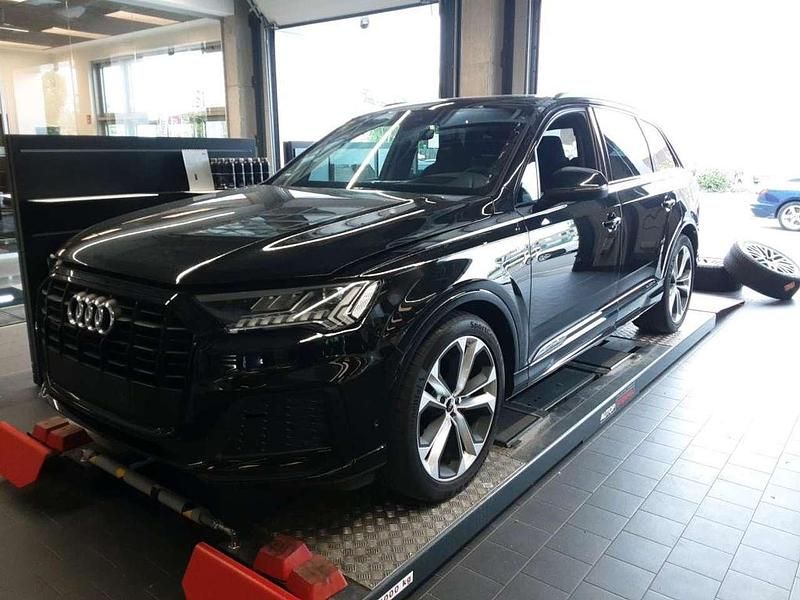 Mythosschwarz metallic Gebraucht 2023 Audi Q7 S-Line SUV | 68.765 € (Fairer Preis) - Bild 1/2