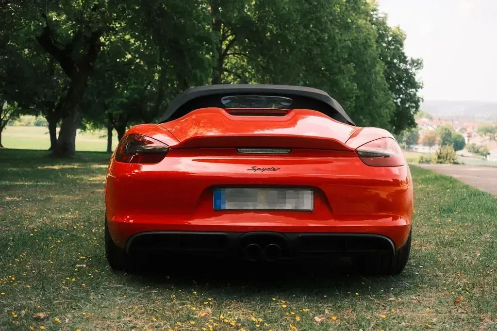 Gebraucht Porsche Boxster Spyder 375 PS (275 kW) 2016 Rot Cabrio