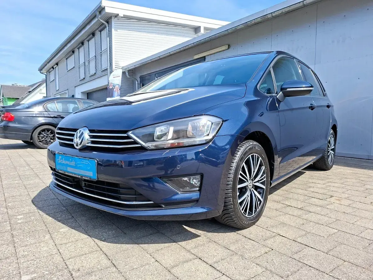 Gebraucht VW Golf Sportsvan Allstar 110 PS (80 kW) 2016 Blau Van / Kleinbus