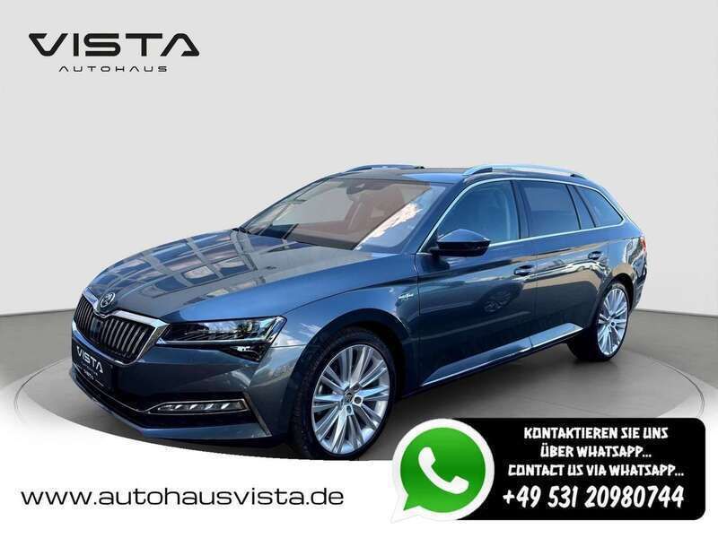 Quarzgrau metallic Gebraucht 2021 Skoda Superb LAURIN & KLEMENT Kombi | 32.600 € (Fairer Preis) - Bild 1/4