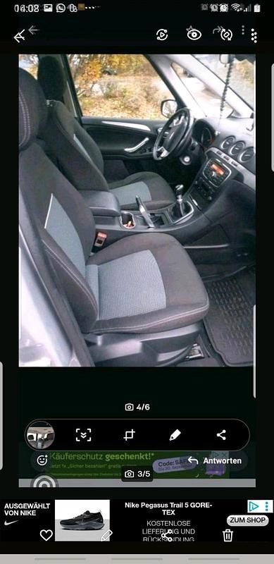 Gebraucht Ford Galaxy 140 PS (102 kW) 2013 Silber Van / Kleinbus