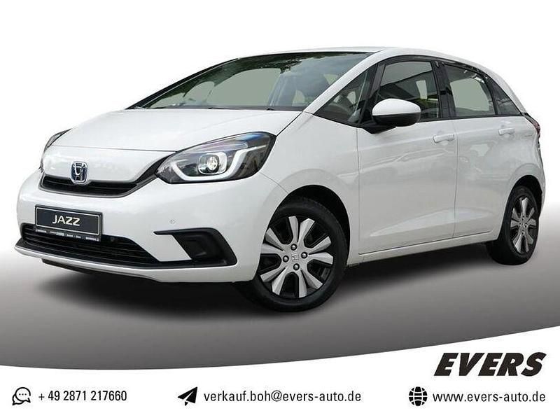 Taffeta white / schwarz Gebraucht 2022 Honda Jazz Elegance Kleinwagen | 16.930 € (Guter Preis) - Bild 1/4