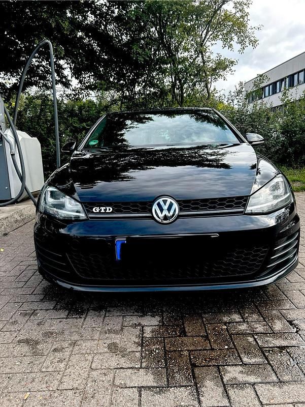 Schwarz Gebraucht 2014 VW Golf GTD Coupé | 13.900 € - Bild 1/4