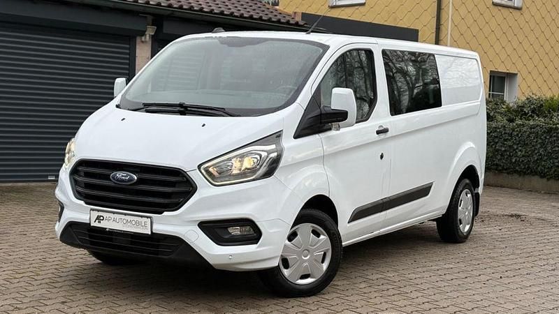 Frozen white Gebraucht 2021 Ford Transit Custom Van / Kleinbus | 26.900 € (Etwas zu teuer) - Bild 1/4