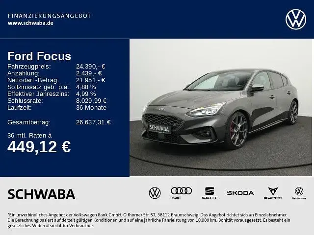 Gebraucht Ford Focus ST 280 PS (205 kW) 2020 Grau Limousine