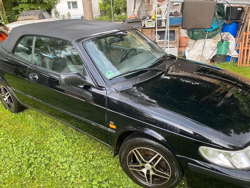 Schwarz Gebraucht 1998 Saab 9-3 Cabriolet Cabrio | 1.800 € (Etwas zu teuer) - Bild 1/4