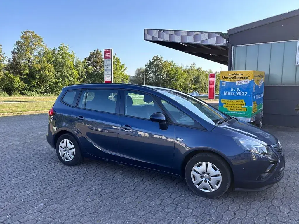 Gebraucht Opel Zafira Tourer Edition 140 PS (102 kW) 2011 Blau Van / Kleinbus