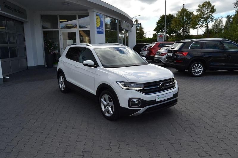 Weiß Gebraucht 2022 VW T-Cross Style SUV | 16.980 € (Guter Preis) - Bild 1/3
