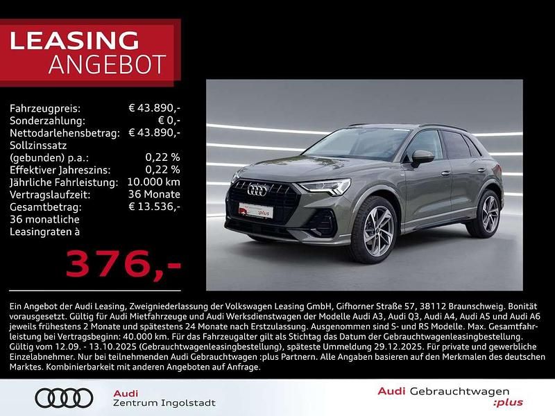 Chronosgrau metallic Gebraucht 2025 Audi Q3 S-Line SUV | 43.890 € (Fairer Preis) - Bild 1/3