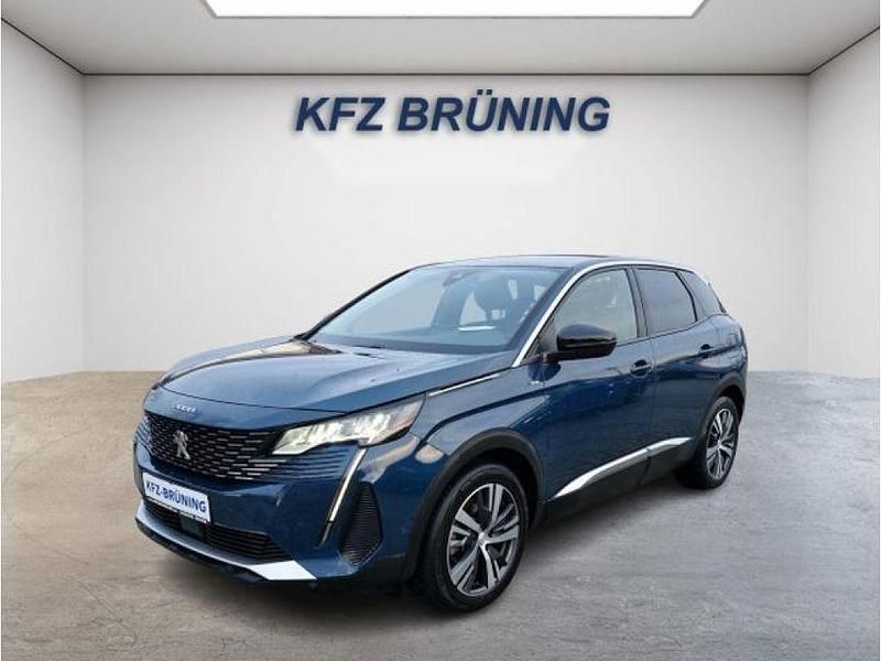 Celebes blau metallic (metallic) Gebraucht 2022 Peugeot 3008 Allure SUV | 21.880 € (Superpreis) - Bild 1/4