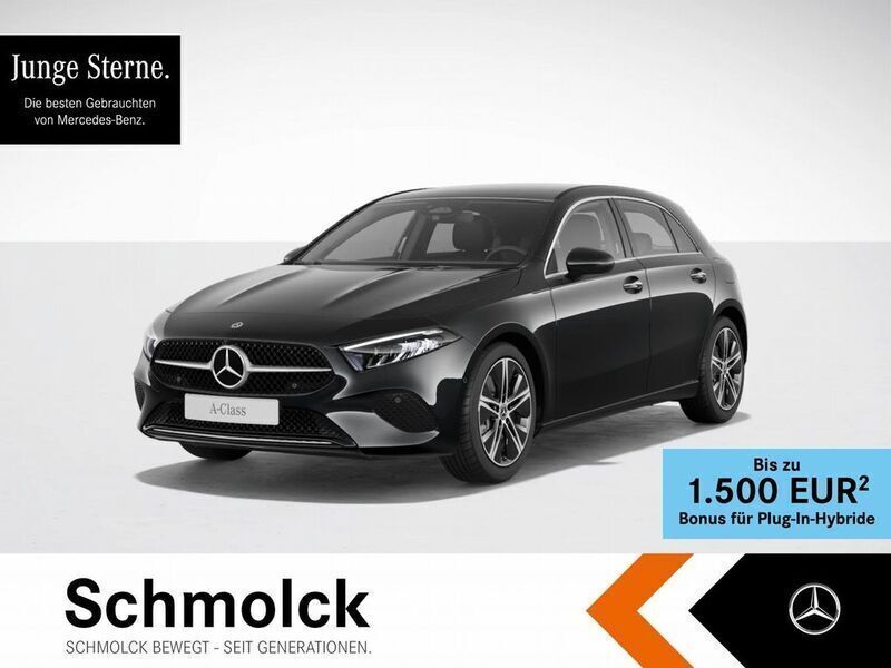 Schwarz Gebraucht 2024 Mercedes A250 Progressive Limousine | 34.900 € (Etwas zu teuer) - Bild 1/4