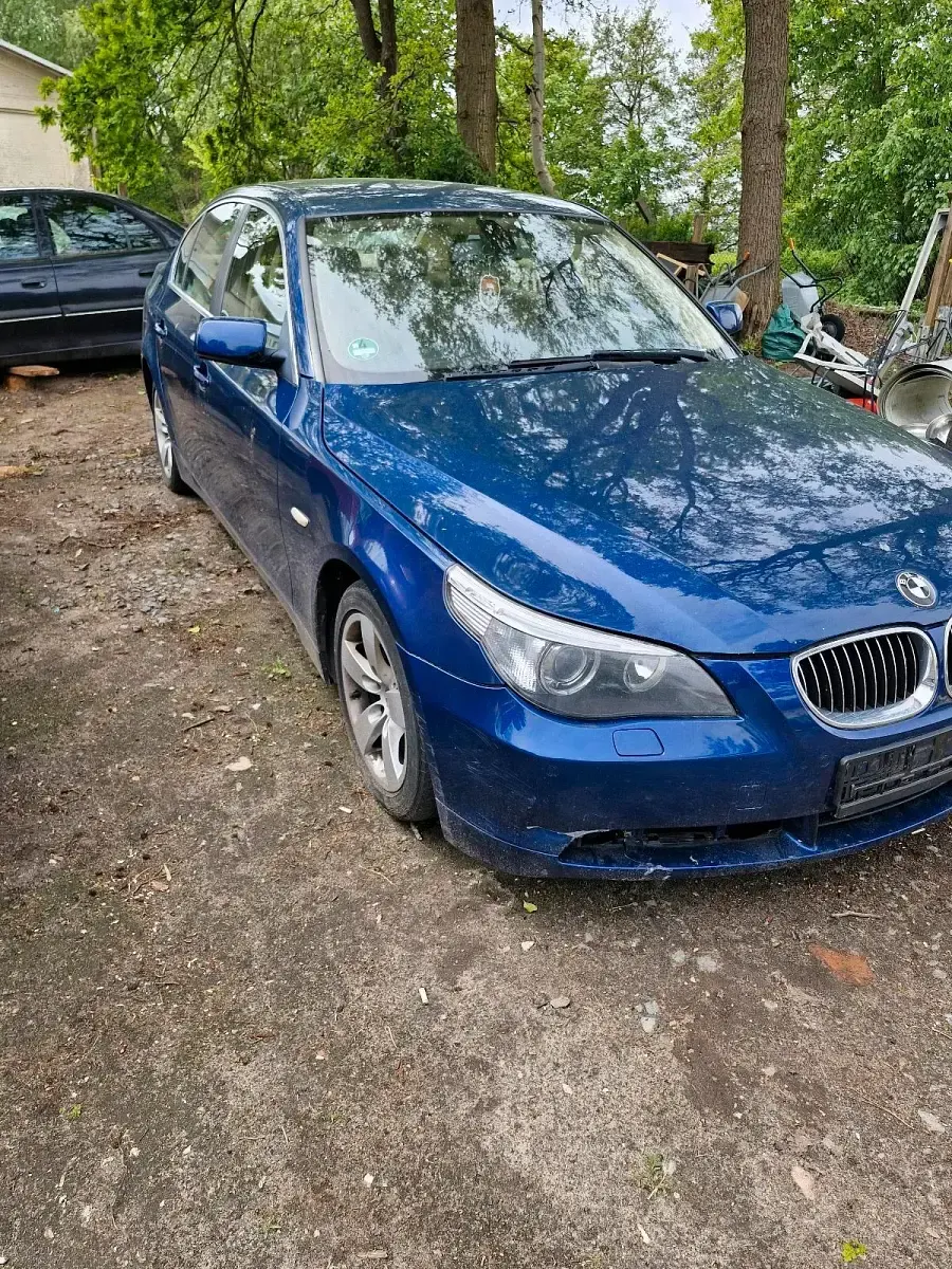 Brugt BMW 525 218 HK (160 kW) 2008 Blå Sedan
