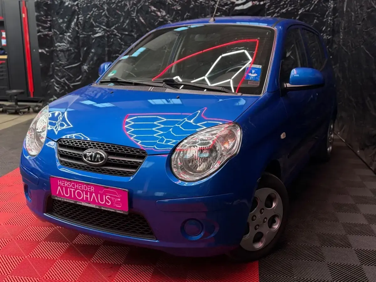 Gebraucht Kia Picanto Vision 65 PS (47 kW) 2010 Blau Kleinwagen