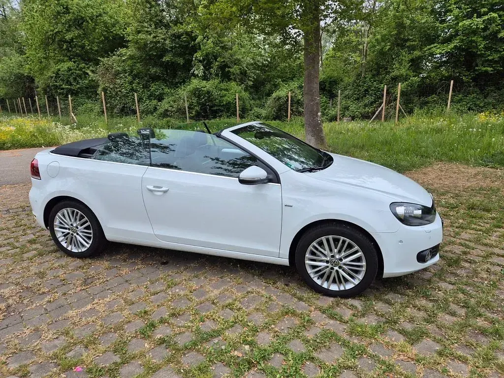 Brugt VW Golf Cabriolet 160 HK (117 kW) 2014 Hvid Cabriolet