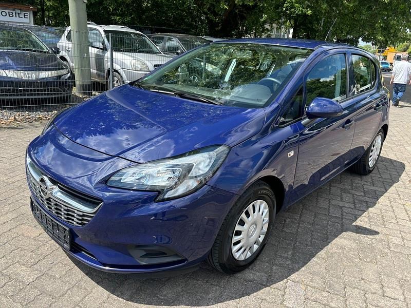 Blau Gebraucht 2015 Opel Corsa Selection Limousine | 4.500 € (Superpreis) - Bild 1/4