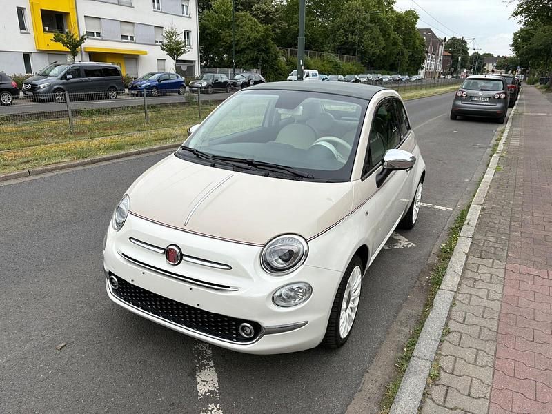 Beige Gebraucht 2018 Fiat 500C Cabrio | 12.680 € (Teuer) - Bild 1/4