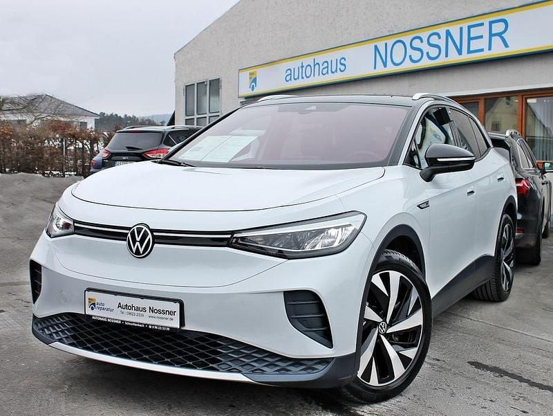 Weiß Gebraucht 2021 VW ID.4 Pro Performance SUV | 23.990 € (Fairer Preis) - Bild 1/4