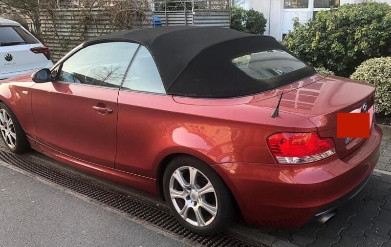 Rot Gebraucht 2008 BMW 118 Cabriolet Sport Line Cabrio | 5.900 € (Guter Preis) - Bild 1/4