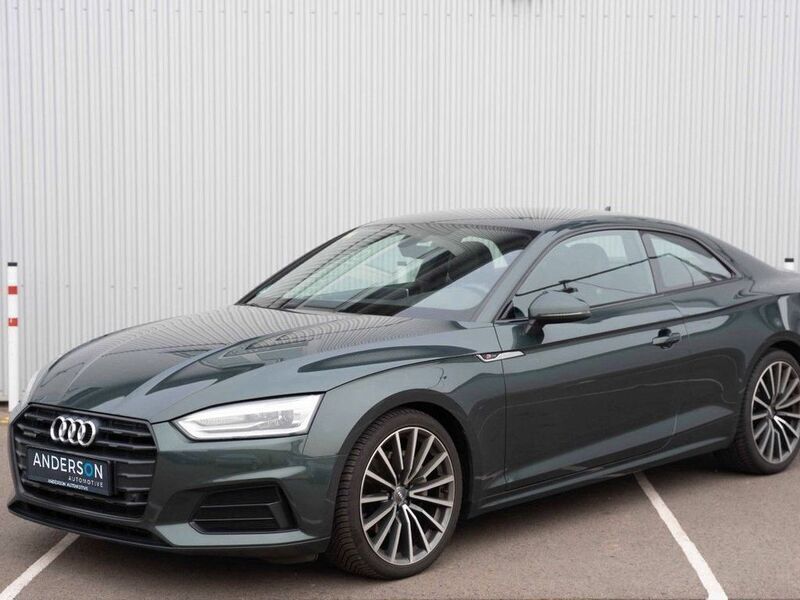 Grün Gebraucht 2019 Audi A5 S-Line Coupé | 24.590 € (Guter Preis) - Bild 1/4