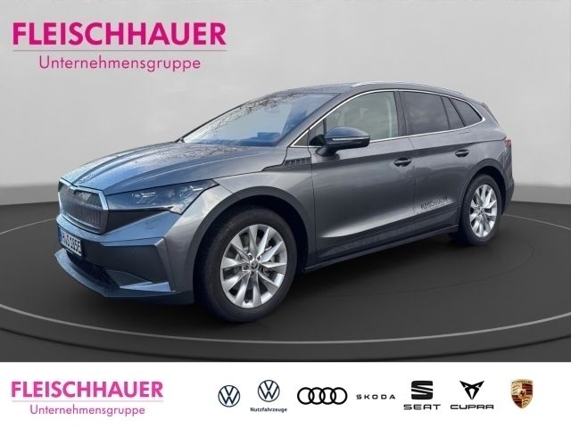Graphitegrau metallic Gebraucht 2024 Skoda Enyaq iV Suite SUV | 45.984 € (Superpreis) - Bild 1/4