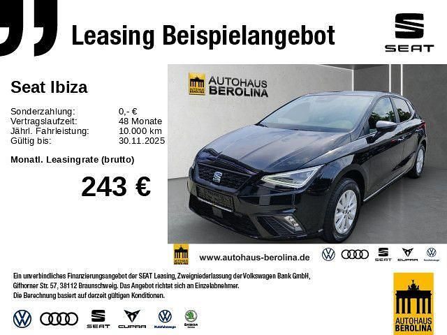 Schwarz Neu 2025 Seat Ibiza Limousine | 25.555 € (Etwas zu teuer) - Bild 1/4